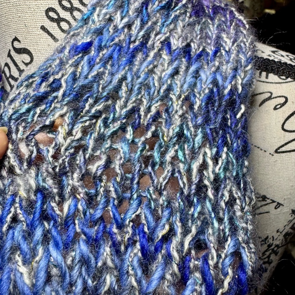 Hand Crafted Multicolor Knit Cowl - Picture 9 of 13